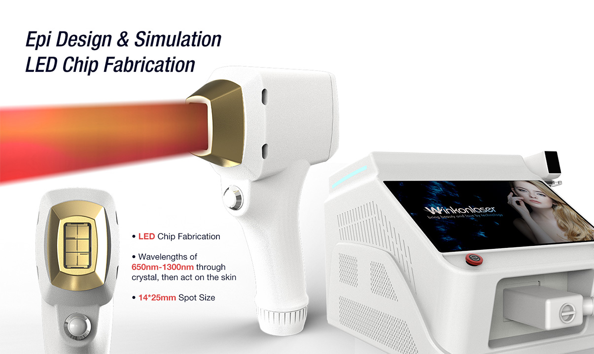 Machine d'épilation à LED