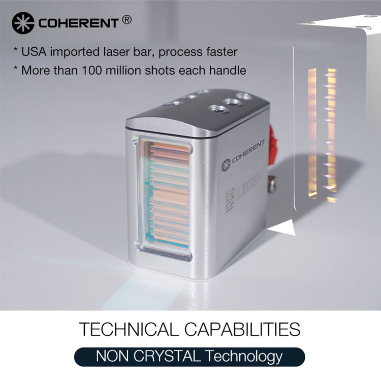 Winkonlaser professional laser hair removal machine internal USA Coherent bar structure