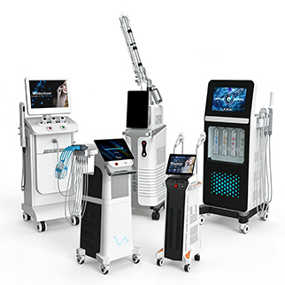 Ems Face Hifu Machine and DPL Co2 Fractional Laser bundled for Skin Solution