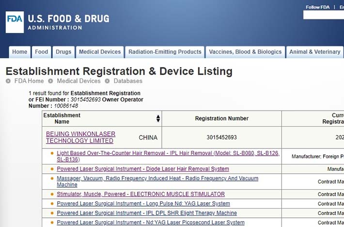 FDA 510(k) Verification